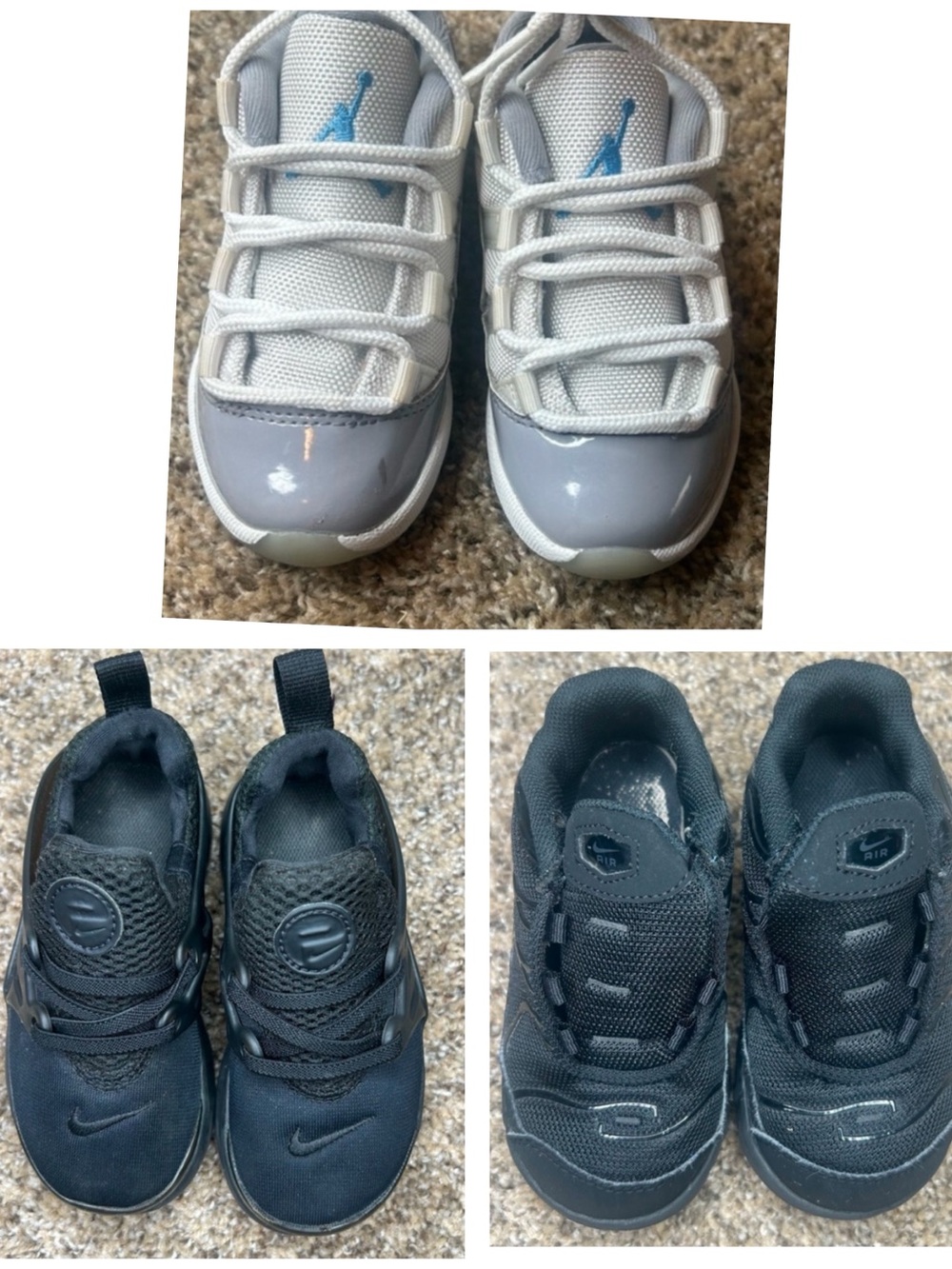 🟣 three bundles Nike shoes